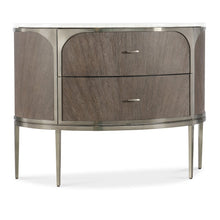 Modern Mood Two Drawer Wood Nightstand in Brown by Hooker Furniture