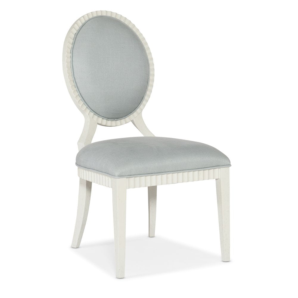 Serenity Martinique Side Chair- in White Wood by Hooker Furniture