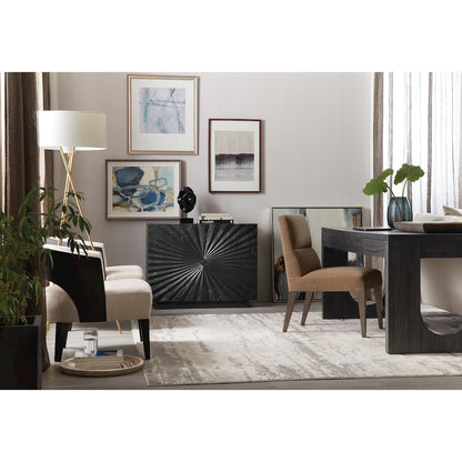 Hooker Furniture Commerce & Market Mindi Veneers Writing Desk in Black