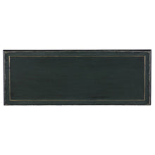 Hooker Furniture Charleston 5-Drawer Traditional Wood Console Table in Green