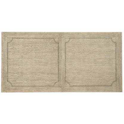Hooker Furniture Dining Room Ciao Bella 84in Trestle Table -Flaky White/Black