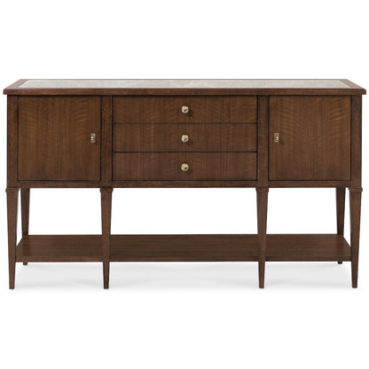 Archives Server in Dark Natural Wood Finish by Hooker Furnishings
