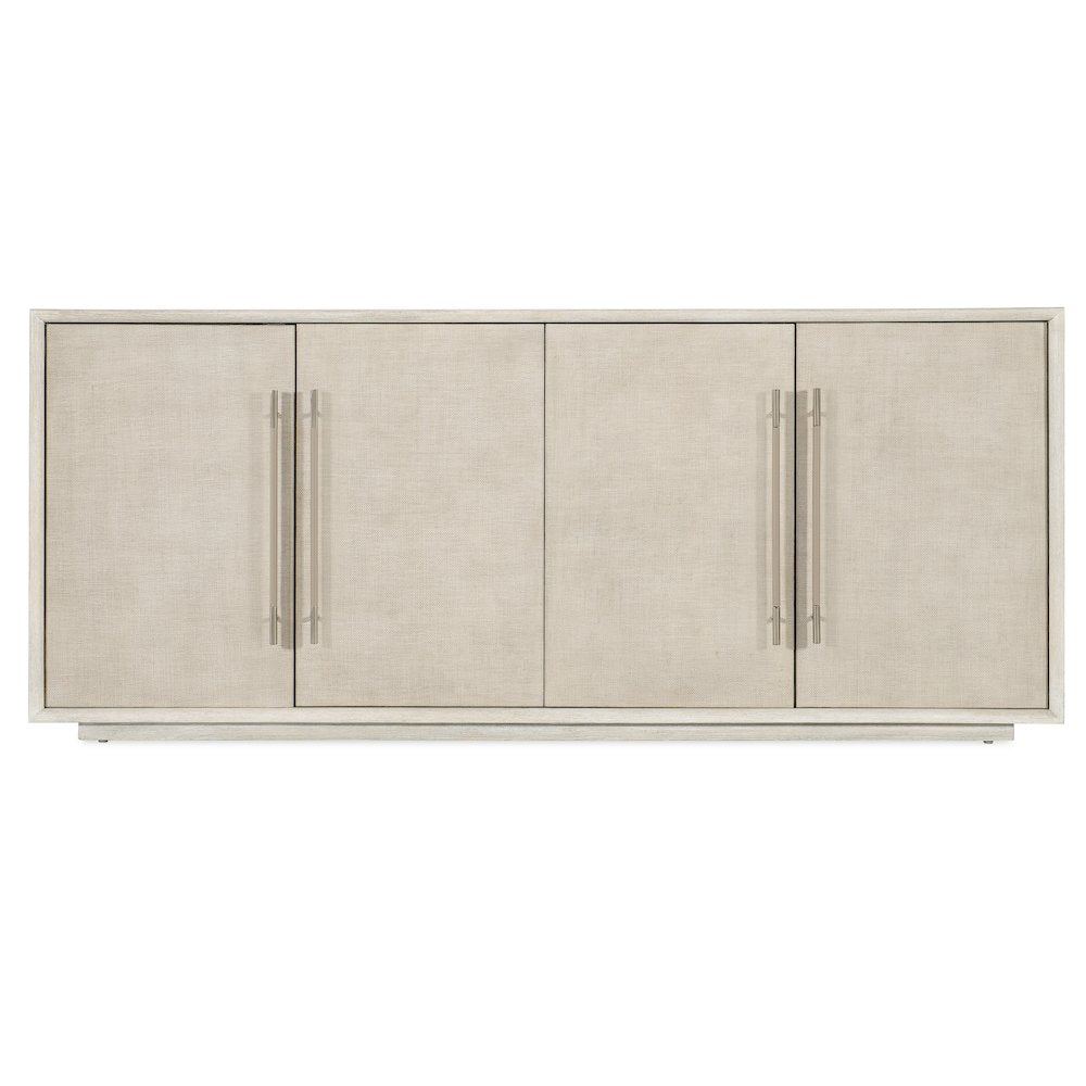 Modern Mood Wood Entertainment Console in Natural by Hooker Furniture