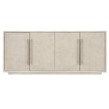 Modern Mood Wood Entertainment Console in Natural by Hooker Furniture