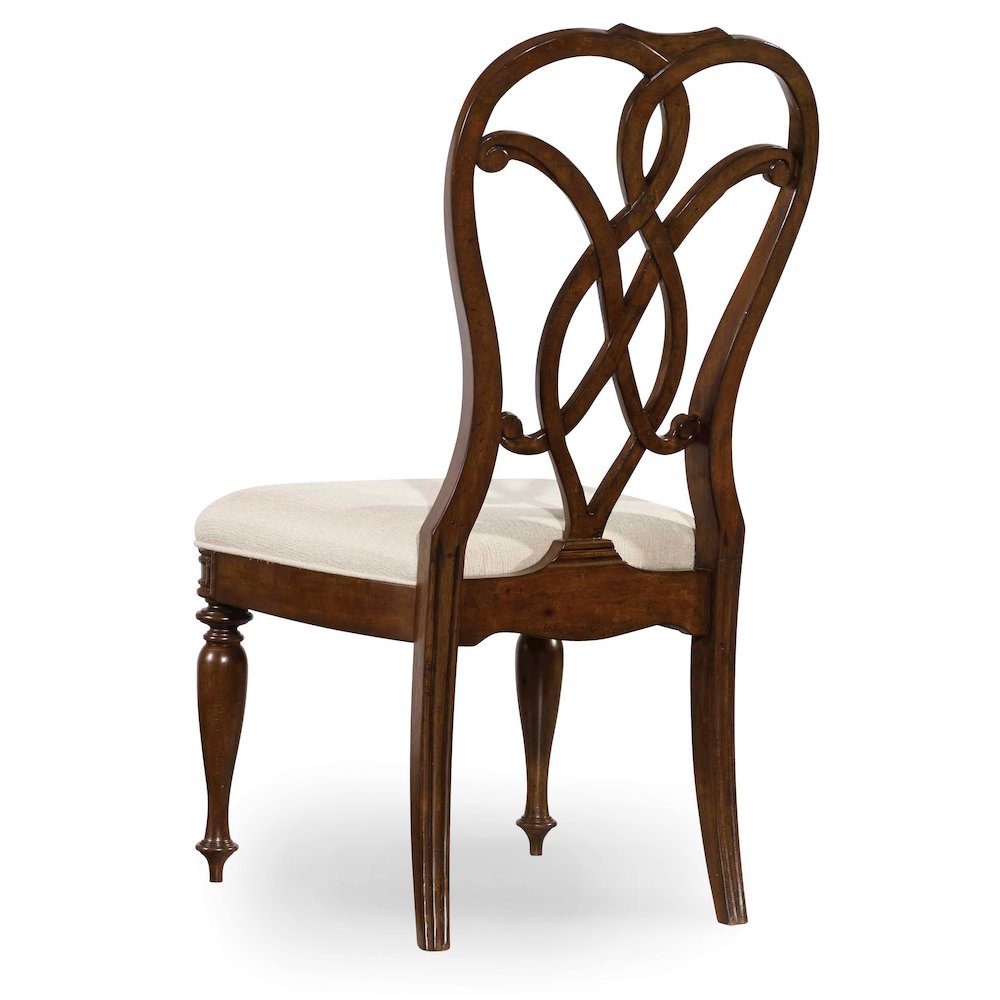 Hooker Furniture Leesburg Splatback Dining Side Chair in Mahogany