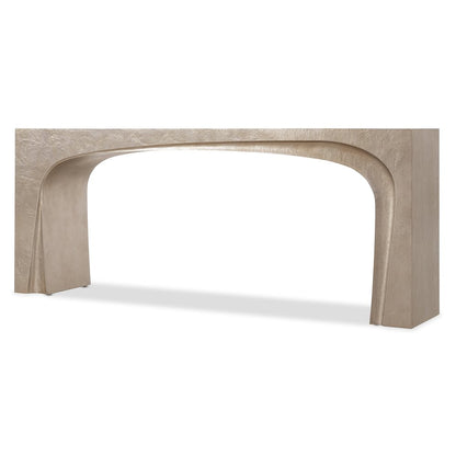 Westwood Console Table with Silver Leaf Plating by Hooker Furnishings