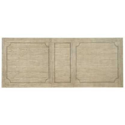 Hooker Furniture Dining Room Ciao Bella 84in Trestle Table -Flaky White/Black