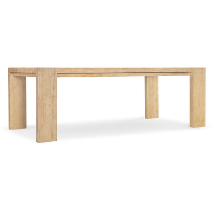 Retreat Rectangle Wood Dining Table w/ 22in leaf in Beige by Hooker Furniture
