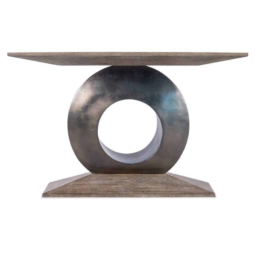 Modern Mood Wood Accent Console in Brown by Hooker Furniture