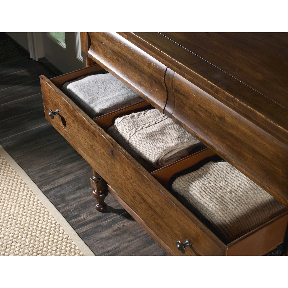 Hooker Furniture Archivist 5 Drawer Dresser in Pecan