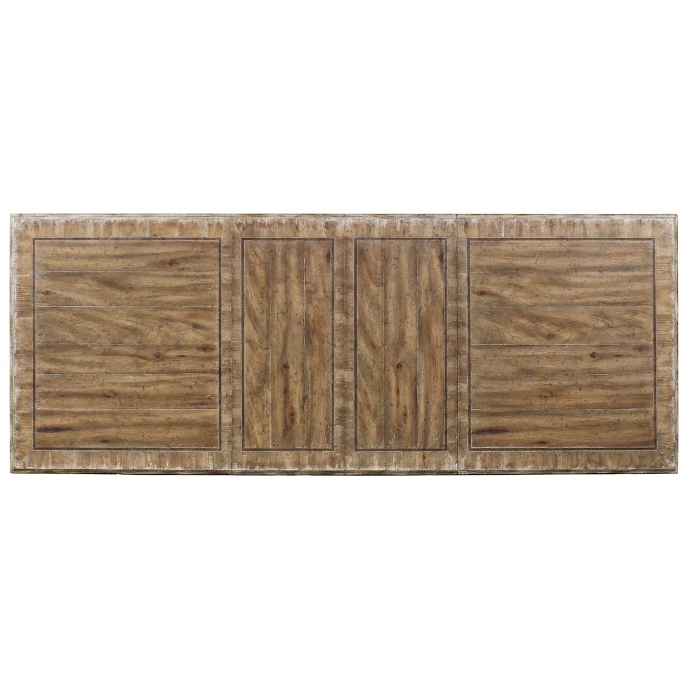 Hooker Furniture Chatelet Extendable Leg Dining Table - Caramel Froth Wood Grain