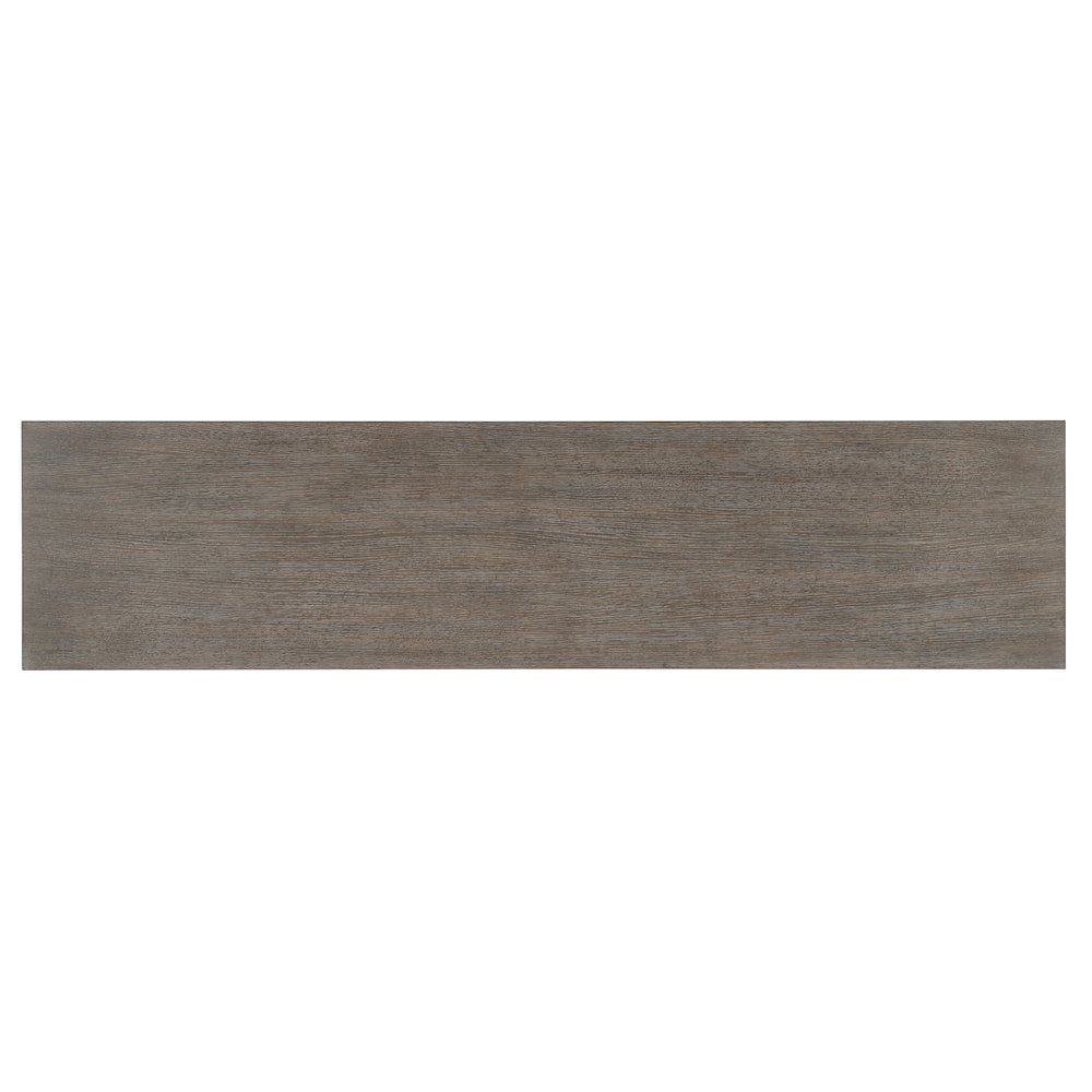 Modern Mood Wood Entertainment Console in Brown by Hooker Furniture