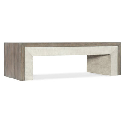 Serenity Skipper Rectangle Cocktail Table in Gray Wood by Hooker Furniture