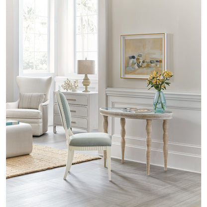 Serenity Martinique Side Chair- in White Wood by Hooker Furniture