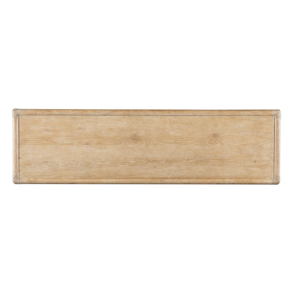 Retreat Wood Pole Rattan Dresser in Beige by Hooker Furniture