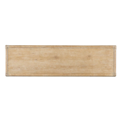 Retreat Wood Pole Rattan Dresser in Beige by Hooker Furniture