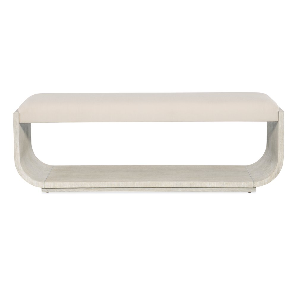 Modern Mood Fabric Seat Bed Bench in Natural by Hooker Furniture