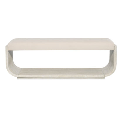 Modern Mood Fabric Seat Bed Bench in Natural by Hooker Furniture