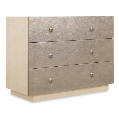 Westwood Bachelors Chest with Silver Leaf Plated Wood Drawer Fronts by Hooker