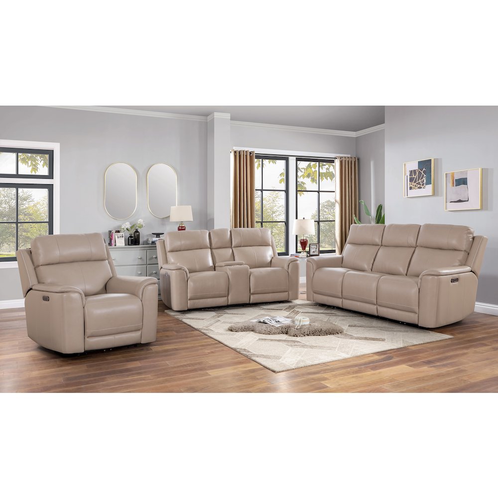 Riley Top Grain Italian Leather Recliner Chair