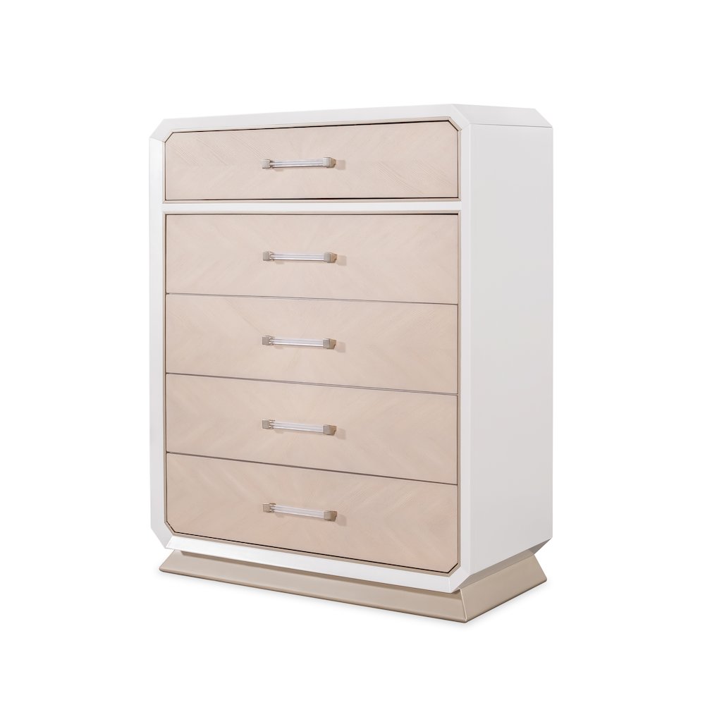 Dior White/Champagne 4-piece Bedroom Set, Queen
