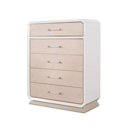 Dior White/Champagne 4-piece Bedroom Set, Queen