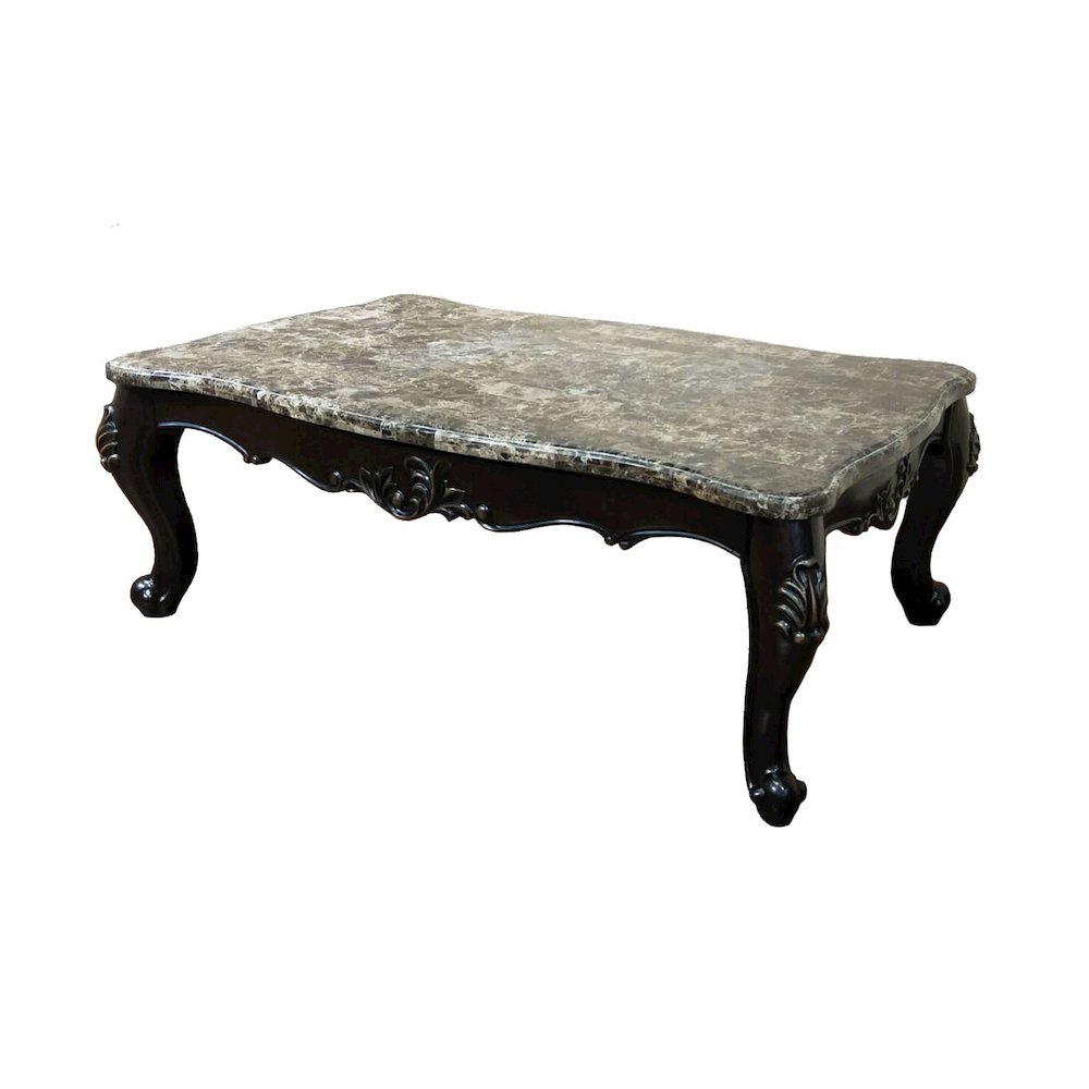Aroma Carved Wood Coffee Table
