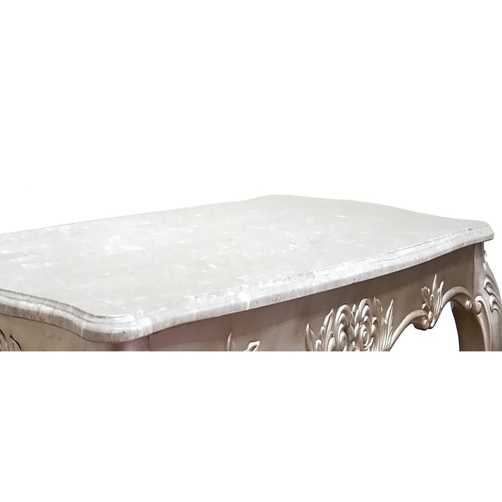 Emily Carved Wood Coffee Table