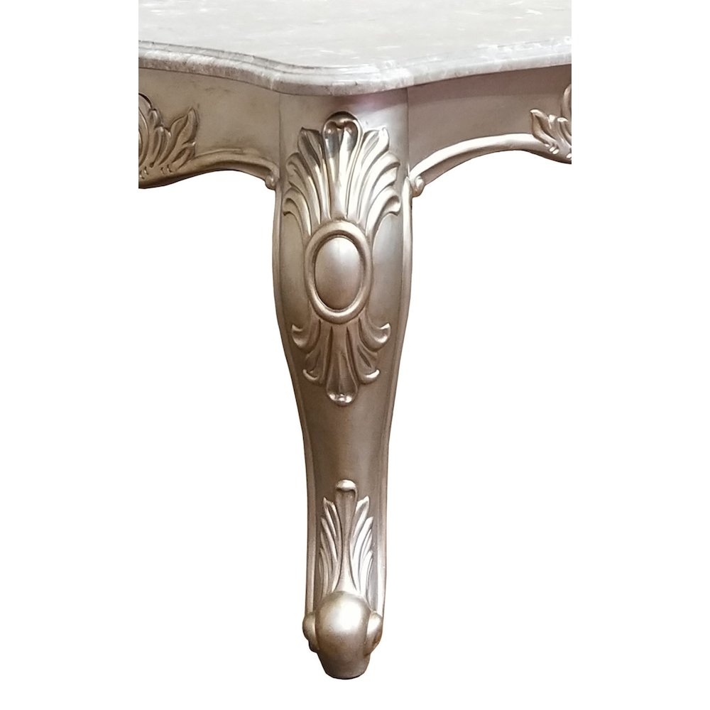 Emily Carved Wood Coffee Table