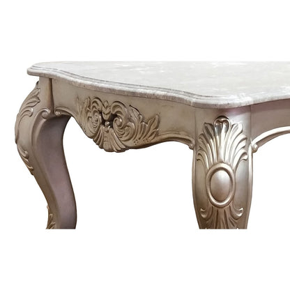 Emily Carved Wood Coffee Table