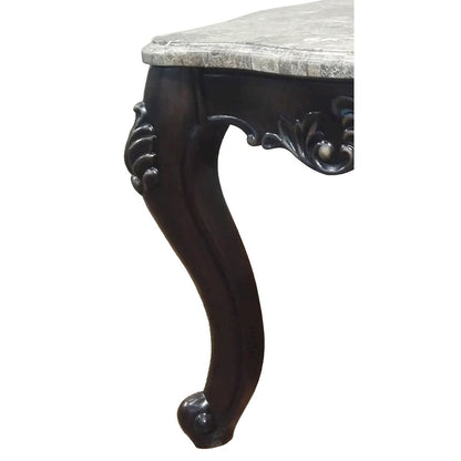 Aroma Carved Wood End Table