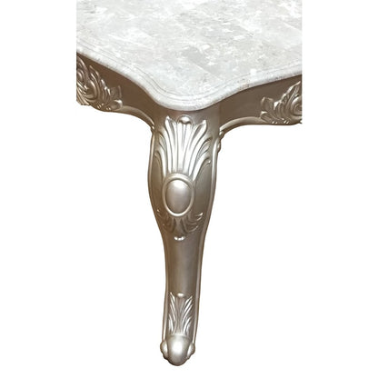 Emily Carved Wood End Table