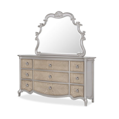 Paris Ivory Panel 4-Piece Bedroom Set, King