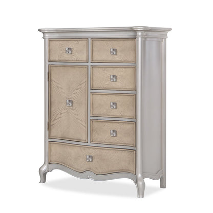 Paris Ivory Panel 5-Piece Bedroom Set, Queen