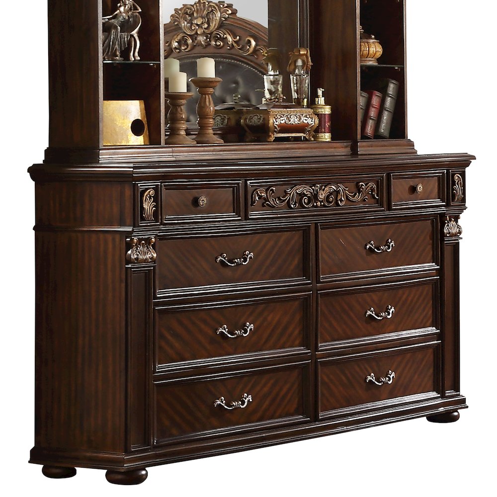 Aspen Classic Rich Cherry 5-Piece Bedroom Set, Queen