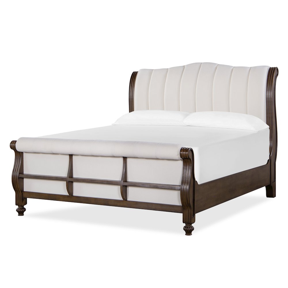 Marina Cherry Brown 4-Piece Bedroom Set, King