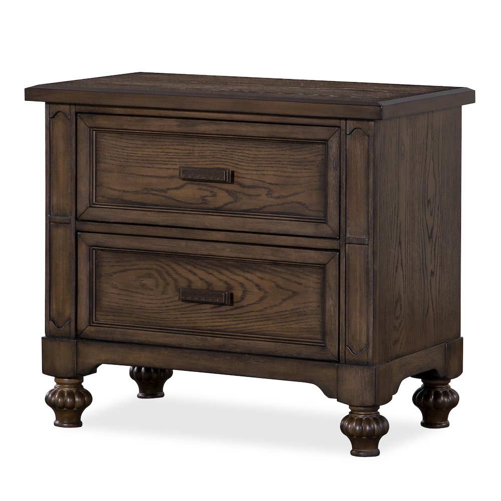 Marina Cherry Brown 4-Piece Bedroom Set, King