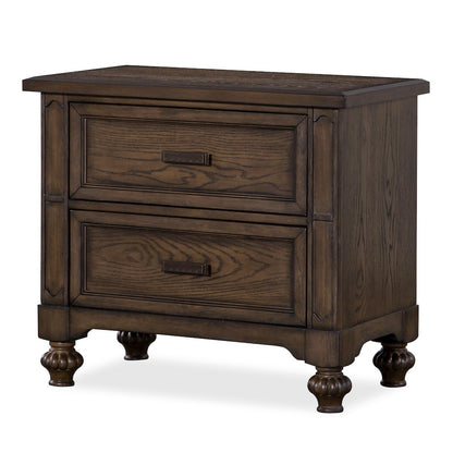 Marina Cherry Brown 4-Piece Bedroom Set, King