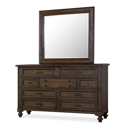 Marina Cherry Brown 4-Piece Bedroom Set, Queen