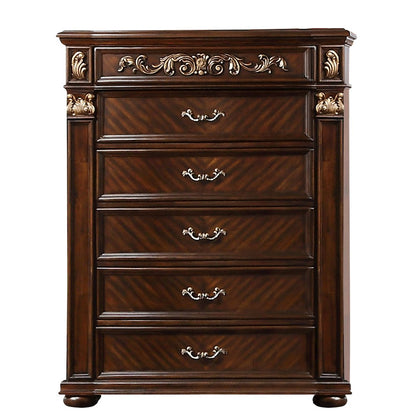 Aspen Classic Rich Cherry 5-Piece Bedroom Set, Queen