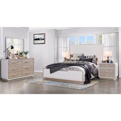 Dior White/Champagne 4-piece Bedroom Set, King