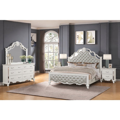 Sonia Pearl Tufted 4-Piece Bedroom Set, King