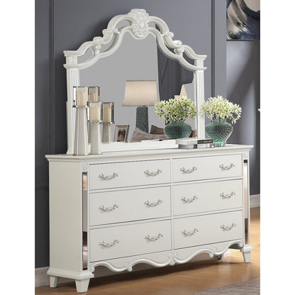 Sonia Pearl Tufted 4-Piece Bedroom Set, Queen