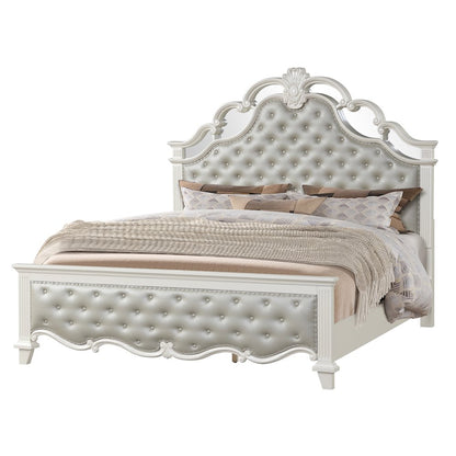 Sonia Pearl Tufted 5-Piece Bedroom Set, Queen