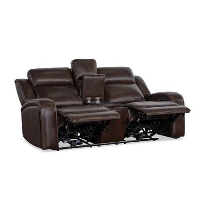 Logan Top Grain Italian Leather 2-piece Living Room Set
