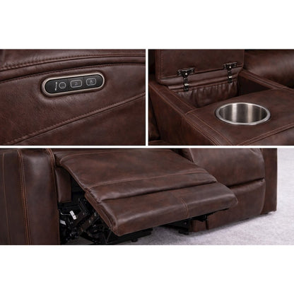 Logan Top Grain Italian Leather 2-piece Living Room Set