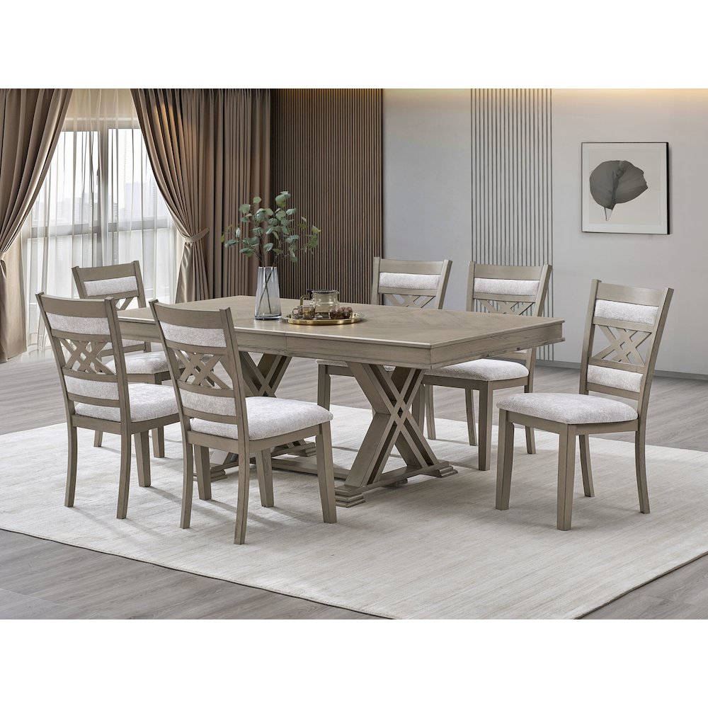 Marlowe Walnut 7-piece Dining Set