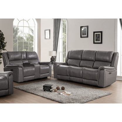 Palmer Top Grain Italian Leather 2-piece Living Room Set