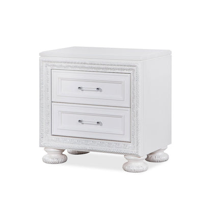 Penta White/ Champagne 5-Piece Bedroom Set, King