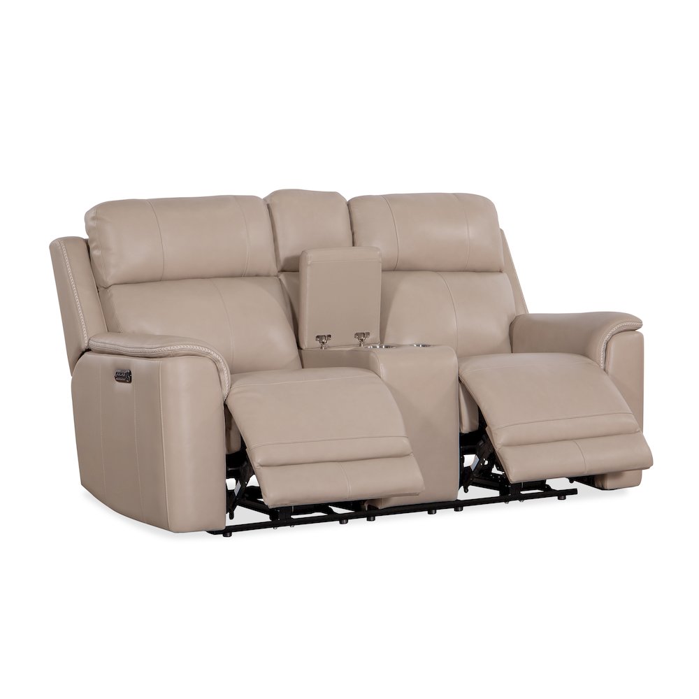 Riley Top Grain Italian Leather 2-piece Living Room Set